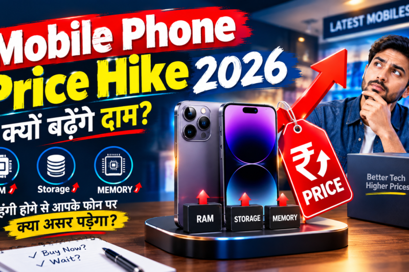 Mobile Phone Price Hike 2026: आखिर मोबाइल इतने महंगे क्यों हो रहे हैं?